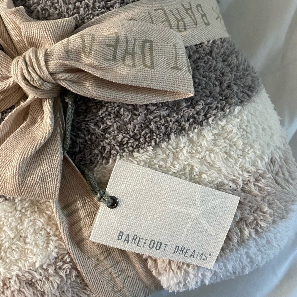 !Last One! Barefoot Dreams Multi Stripe Blanket